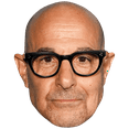 thumbnail image 1 of Stanley Tucci (Glasses) Flat Cardboard Face, 1 of 5