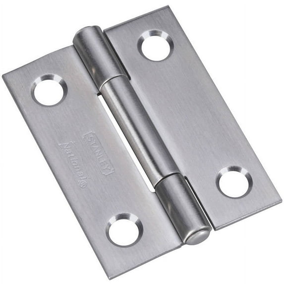 Stanley Utility Hinge, Stainless Steel, 2"
