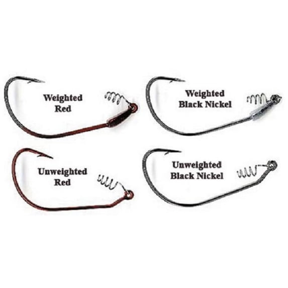 Stanley WSH-40 Unweighted Wedge Spring Hook Size 4/0 Barbed