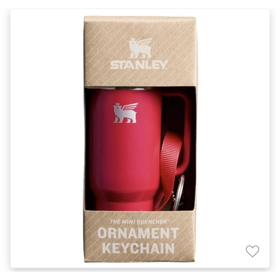 Stanley Water Bottle Keychain Christmas Tree Ornament