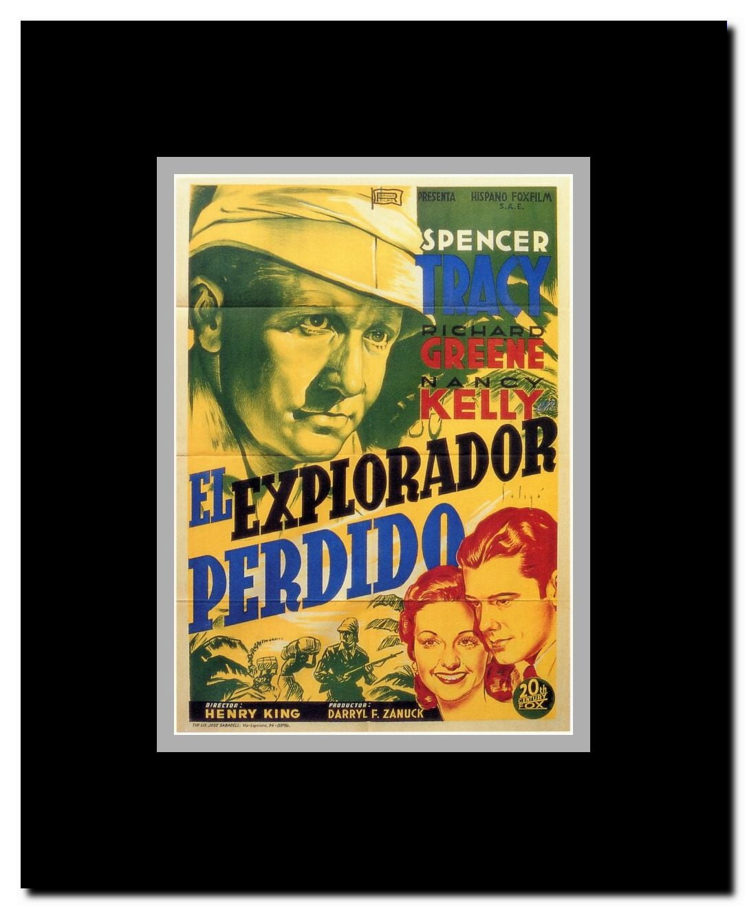 Stanley and Livingstone Framed Movie Poster