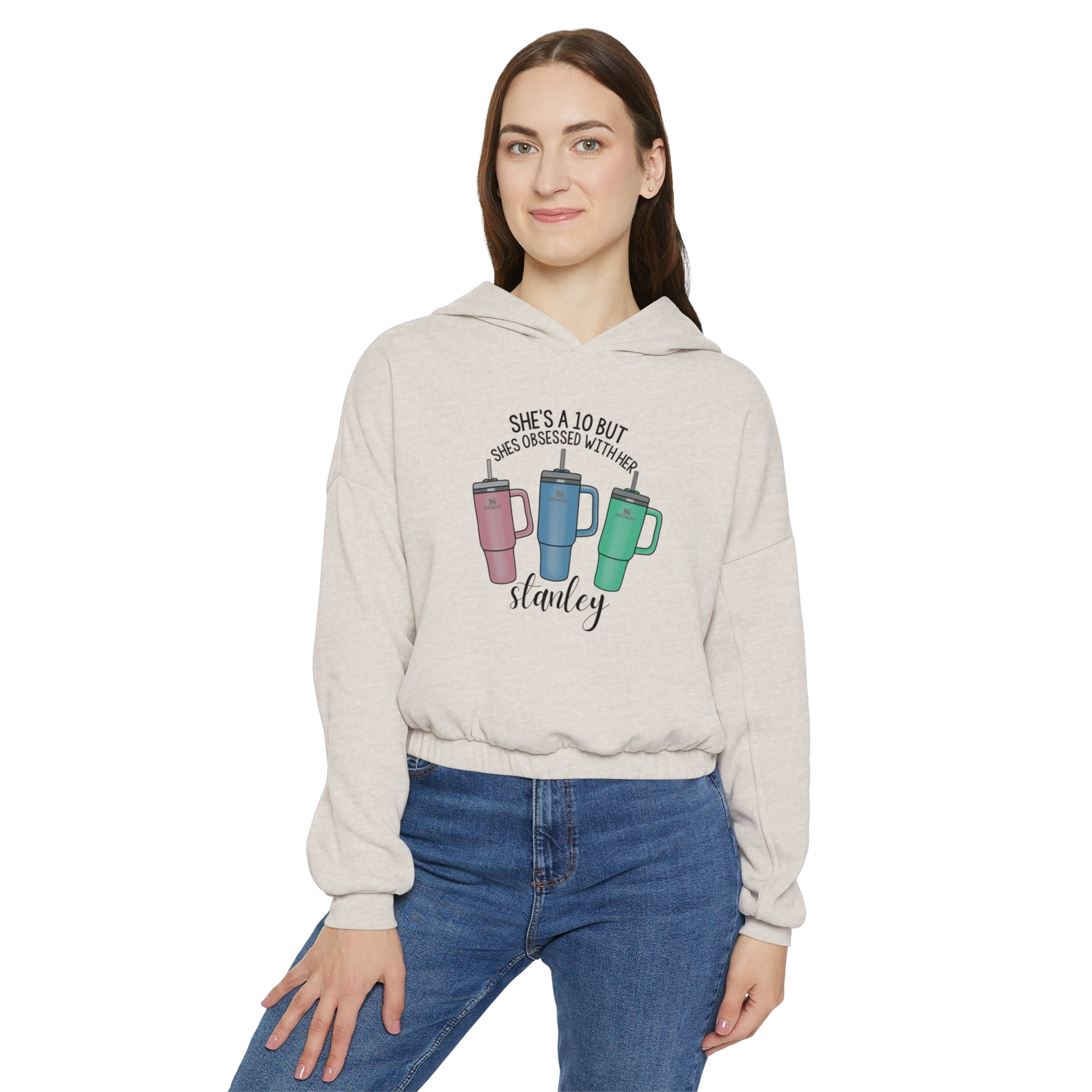 https://i5.walmartimages.com/seo/Stanley-cup-obsessed-bougie-themed-Women-s-Cinched-Bottom-Hoodie_decf163b-76ff-4dbd-b8c9-10a64ae0bb48.5c24fb9ba6fa9e53e02b1ddb8738ddd7.jpeg