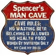 thumbnail image 1 of Stanley's Man Cave Rules Gift Shield Metal Sign Gift 211110023444, 1 of 1