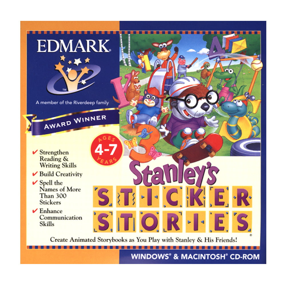 Stanley's Sticker Stories (1996) : Edmark Interactive : Free
