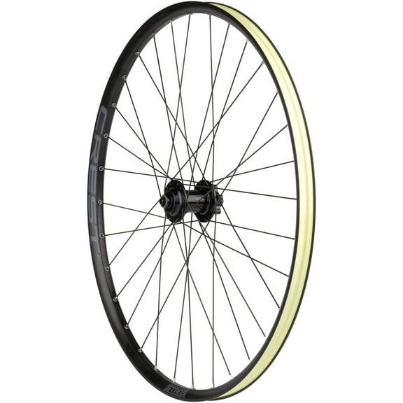 Stans Crest S2 Front Wheel - 27.5" QR x 100mm 6-Bolt Black