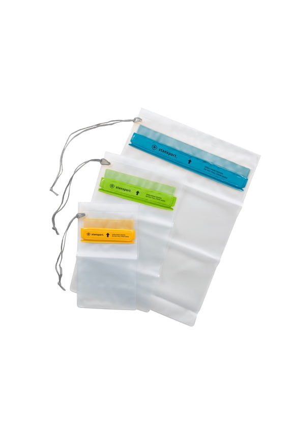 3-Pack Waterproof Pouches