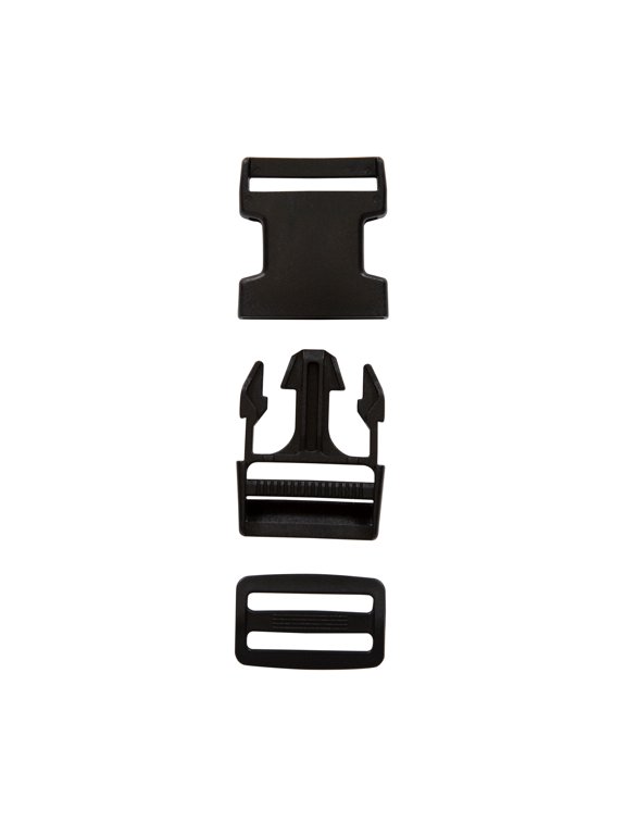 1 1/2" Side Release Buckle with Slider