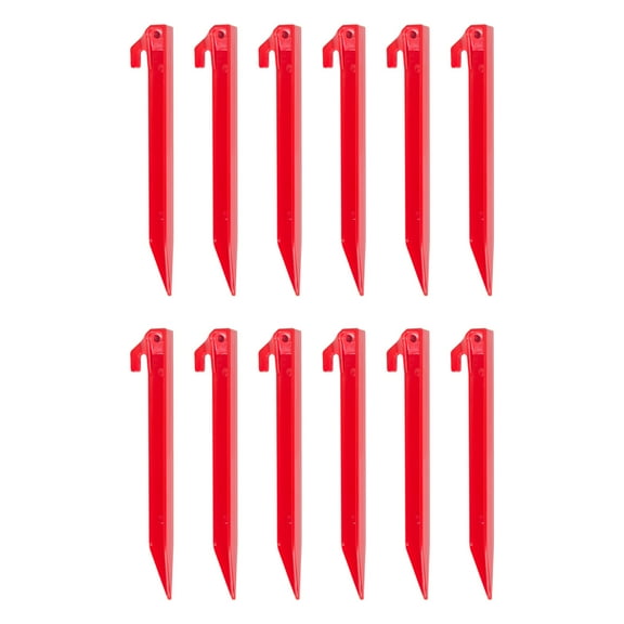 Stansport 9" Plastic Tent Stakes - 12 Pack