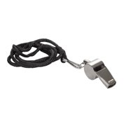Stansport Brass Signal Whistle with Lanyard
