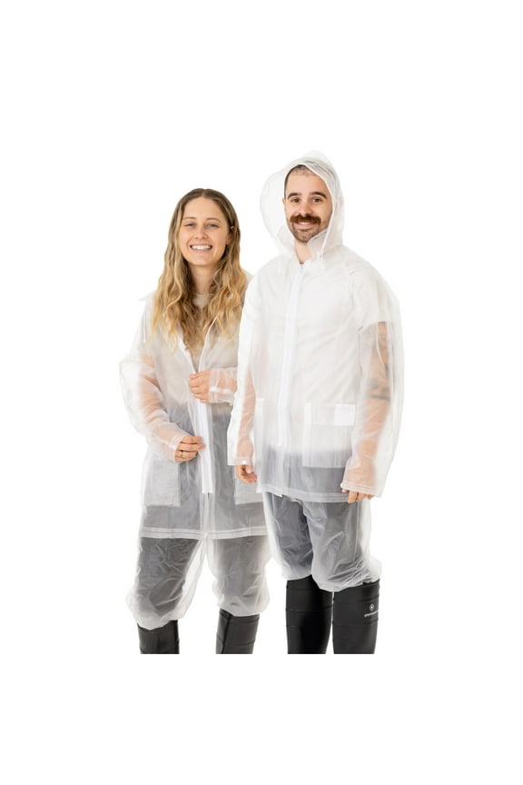 3-Piece Deluxe Rainsuit - Clear