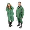 thumbnail image 1 of Stansport 3-Piece Deluxe Rainsuit - Green, 1 of 7