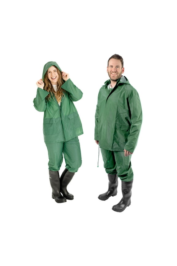 3-Piece Deluxe Rainsuit - Green