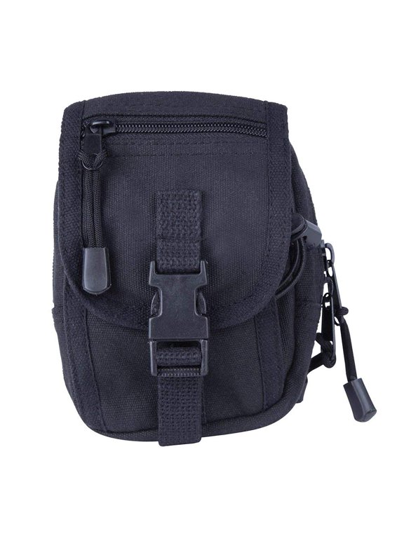 Modular Organizer Bag Black Cotton Canvas, Adult