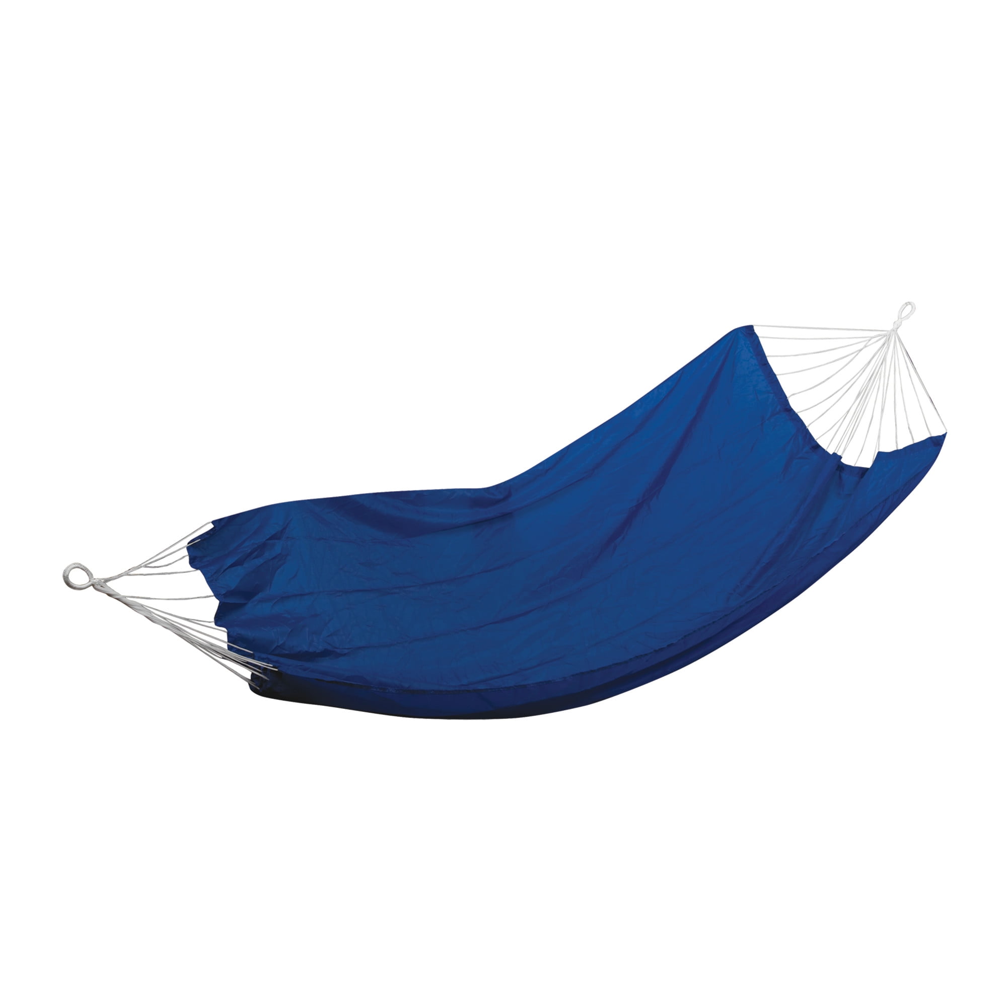 Royal Blue Nylon Packable Hammock with Multi-Strand Suspension