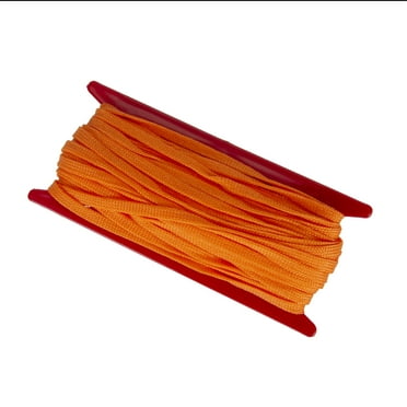 Stansport Polypropylene Poly Cord 50' - Orange - Multipurpose Rope, 5mm