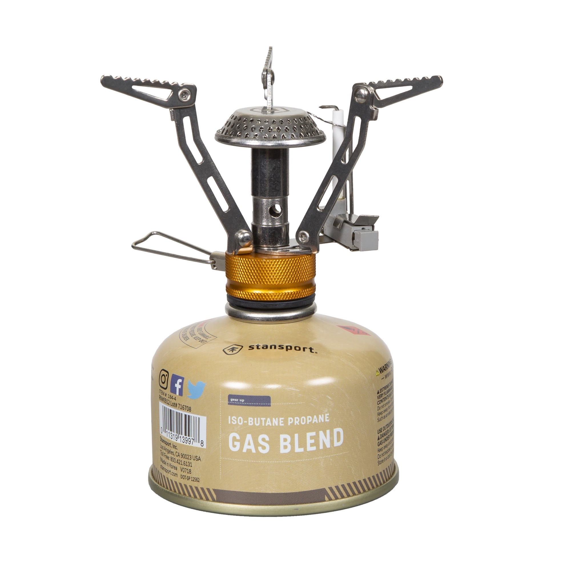 Stansport Portable Butane Stove with Fuel - Walmart.com