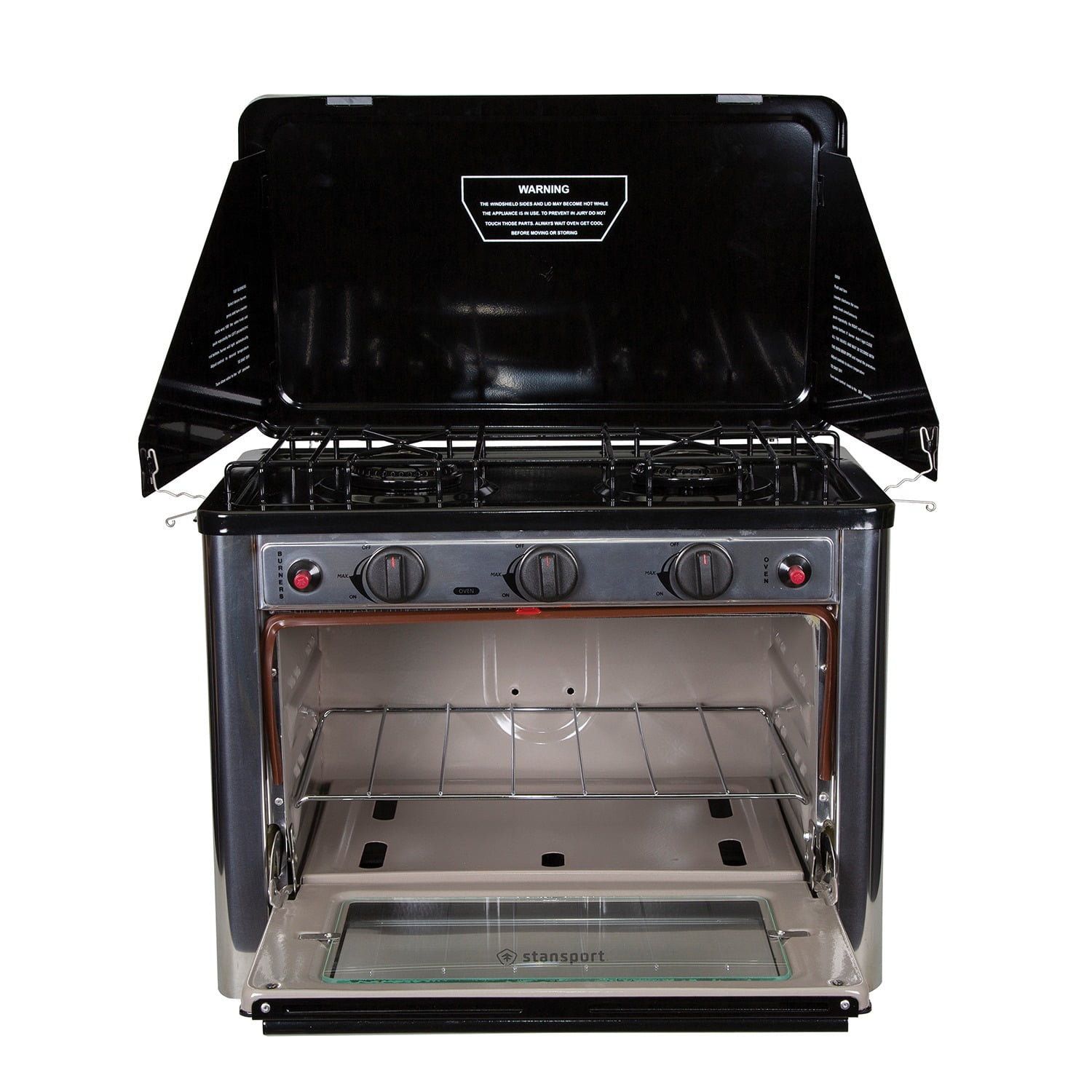 Stansport Propane Outdoor Camp Oven and 2 Burner Range Walmart
