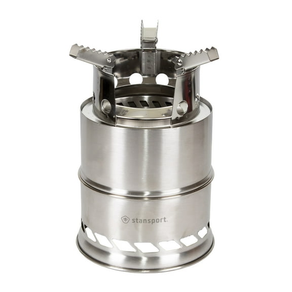 Stansport Stainless Steel Wood Burning Stove - Small