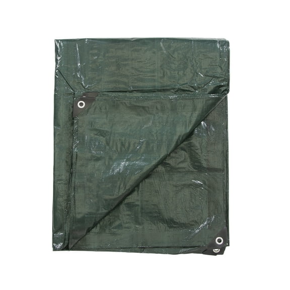 Stansport Medium-Duty Rip-Stop Tarp 10' x 18' - Forest Green