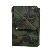 Stansport Medium-Duty Rip-Stop Tarp 5' x 7' - Green Camo