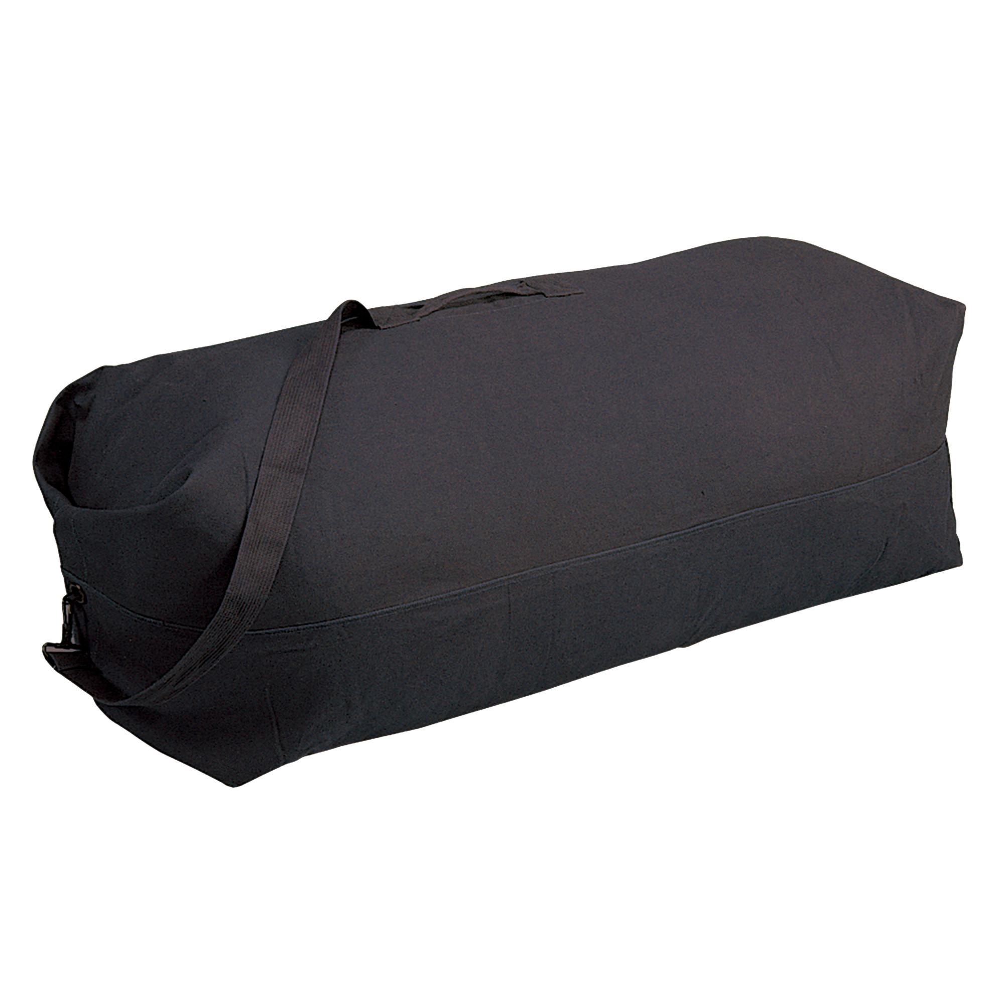 Stansport Top Load Canvas Deluxe Duffel Bag - Black Cotton - image 1 of 3