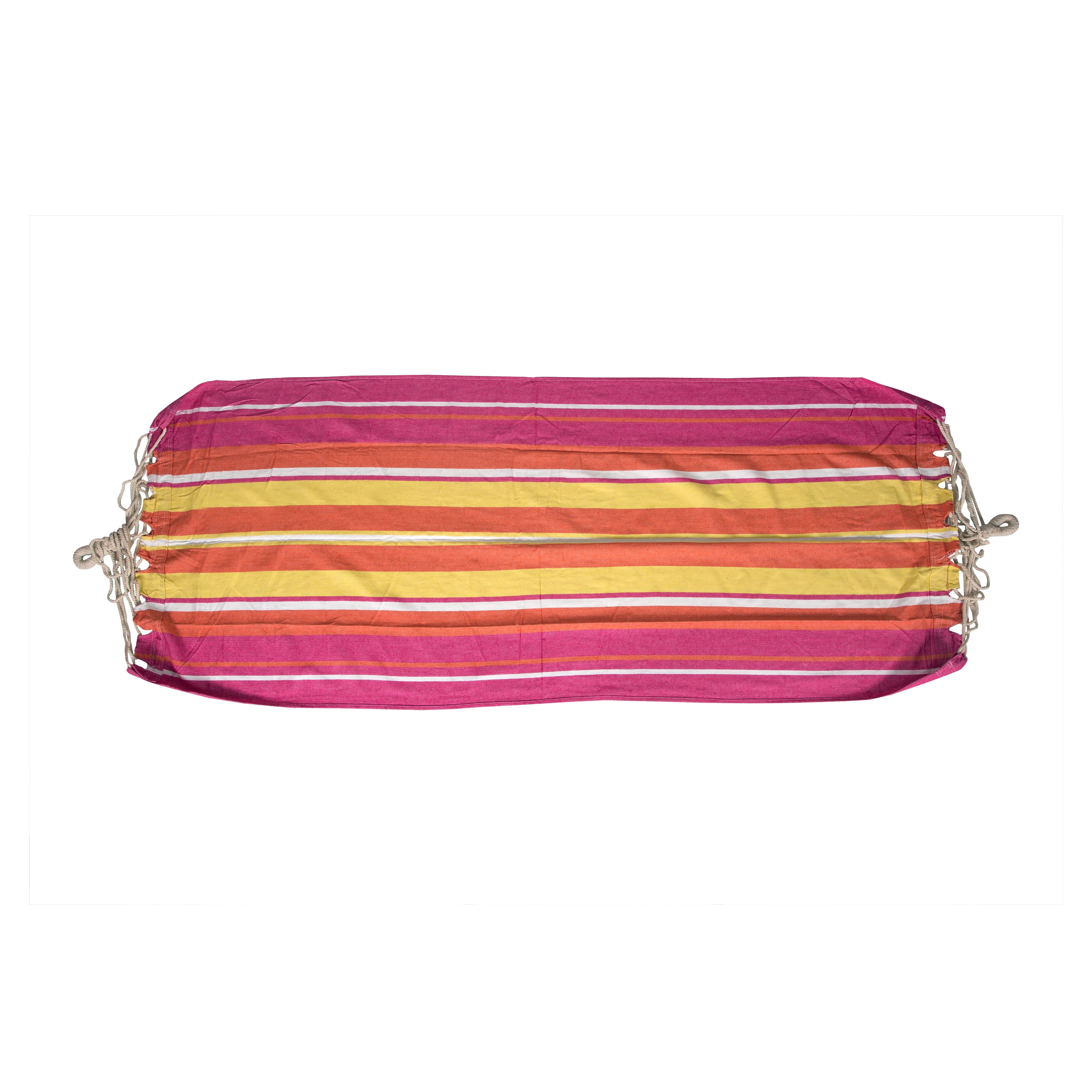 Red and Pink Cotton Blend Traveler Hammock