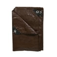 thumbnail image 1 of Stansport Light-Duty Rip-Stop Tarp 5' x 7' - Brown, 1 of 9