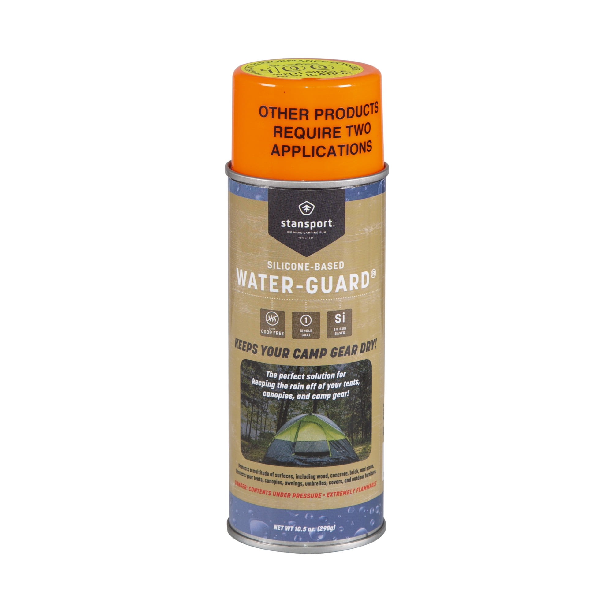 Stansport Water Guard - 10.5 Ounce Silicone Based Waterproof Spray Camping Outdoor Tent Protection
