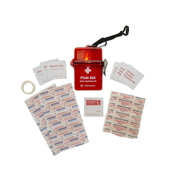 Stansport Water-Resistant Emergency First Aid Kit