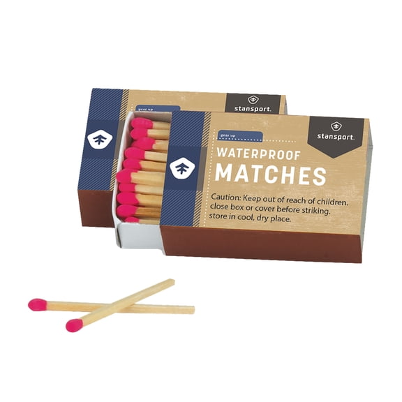 Stansport Waterproof Matches - Boxed - Bulk Pack