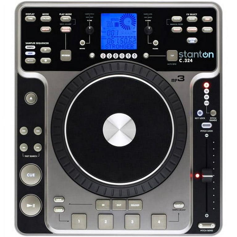 Stanton C324 Tabletop DJ CD Touch Player Wheel with Jog Sensitive