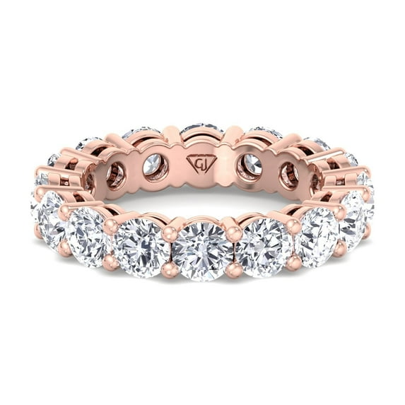 Staple - 6 Carat Round Diamond Classic Eternity Band