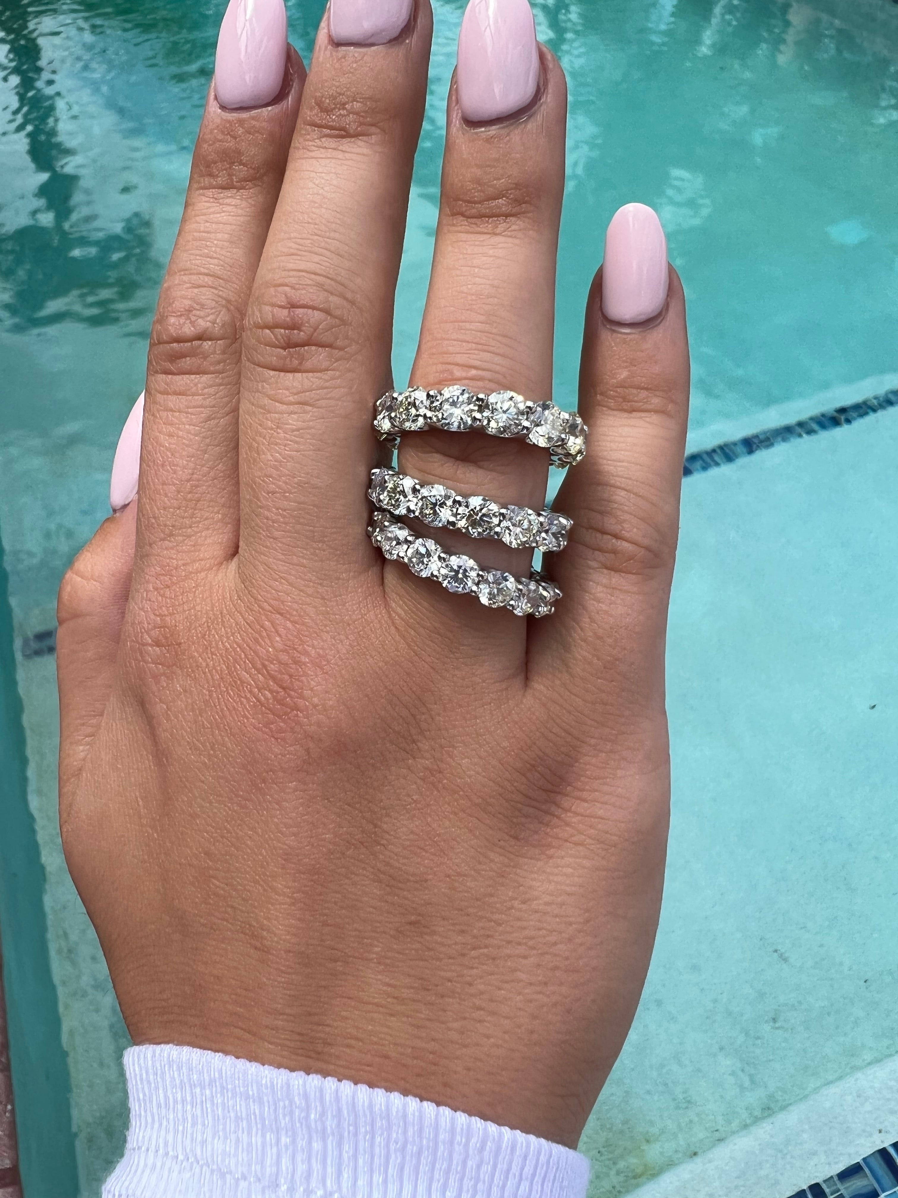 Staple Carat Round Diamond Classic Eternity Band