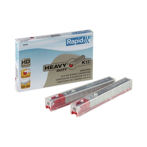 Staple Cartridge, 0.47" Leg, 0.5" Crown, Steel, 210/cartridge, 5 Cartridges/pack, 1,050/pack | Bundle of 5 Packs