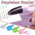 thumbnail image 1 of Staple-Free Stapler Blue Stapleless Stapler Needleless Stapler Stapleless Labor-Saving Stapler Stapler, 1 of 8