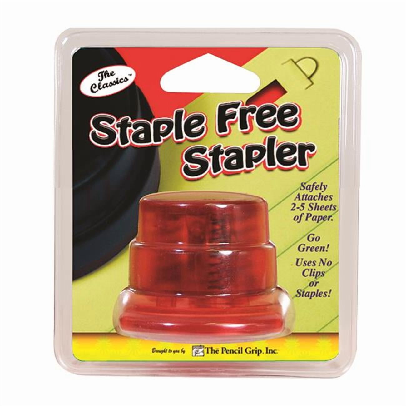 Staple Free Stapler Carded - 3 Each