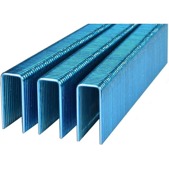 Staple Medium Crown 7/16 inch 16 Gauge N Series by 2 Inch Length Galvanized Heavy Wire Staples Construction Staples (10,000 Per Case)