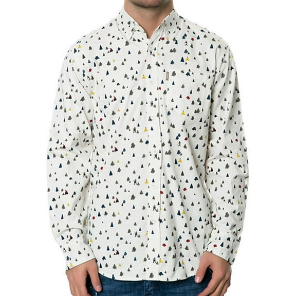 Staple Mens The Camper Ls Button Up Shirt