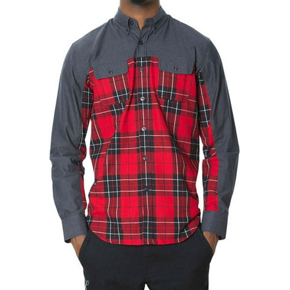 Staple Mens The Dorchester Ls Button Up Shirt