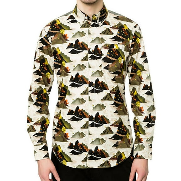 Staple Mens The Militech Ls Button Up Shirt