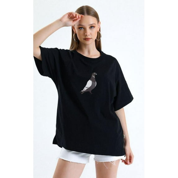 Staple Pigeon Graphic Black Tee Mens Short T-Shirt, for men & women, up to size 5XL