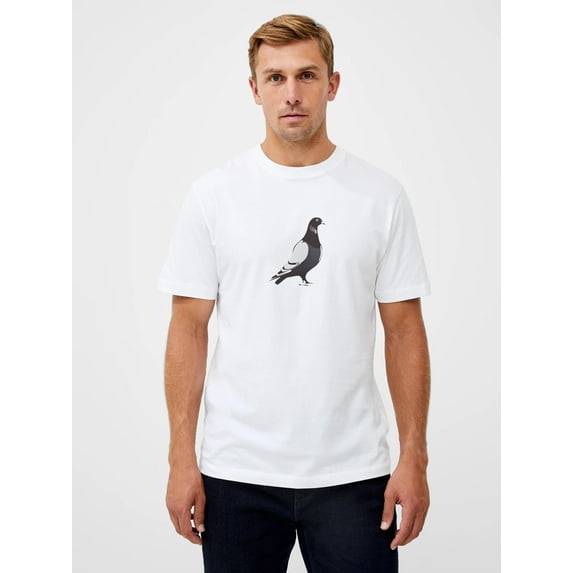Staple Pigeon Graphic Black Tee Mens Short T-Shirt, for men & women, up to size 5XL