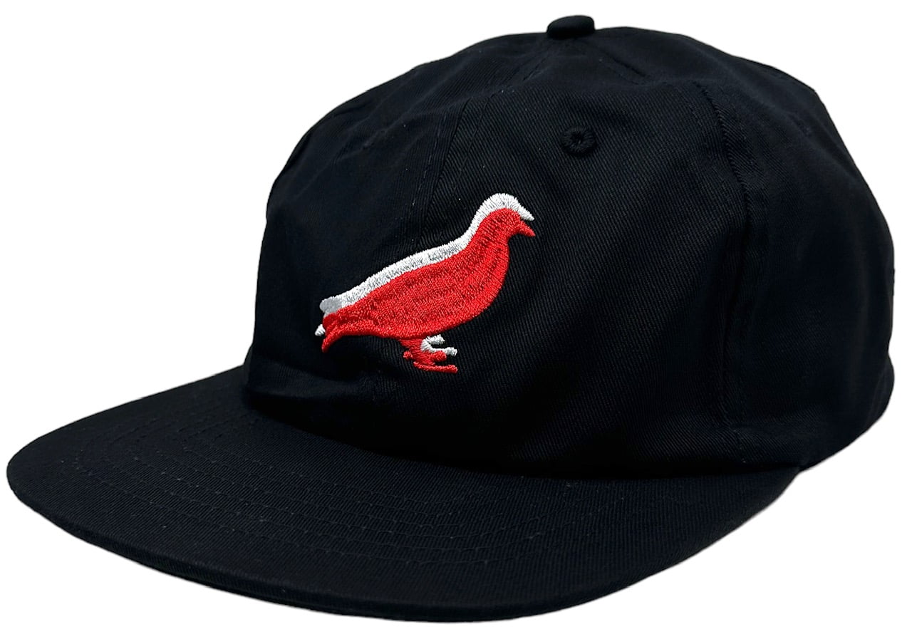 Staple Pigeon Men s Embroidered Logo Flat Bill Dad Strapback Hat Cap in Black Walmart