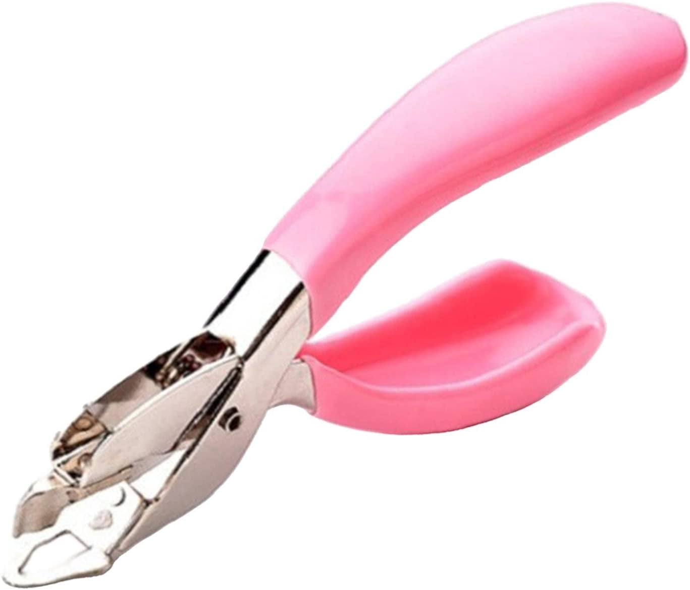 Pink Staple Remover – Modern Plastic Staple Puller Tool For Office & School Supplies