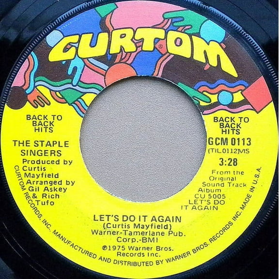 Staple Singers, The Let's Do It Again / New Orleans (7" 45RPM Vinyl) (New)