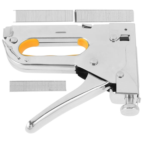 LOLIPPYY 1Pc Alloy Steel Staple Device for Wood with Adjustable Spring Loaded Mechanism and Handle Lock