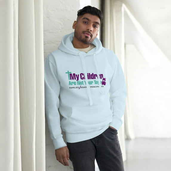 Staple hoodie with large embroidery (Sky Blue, 2XL)