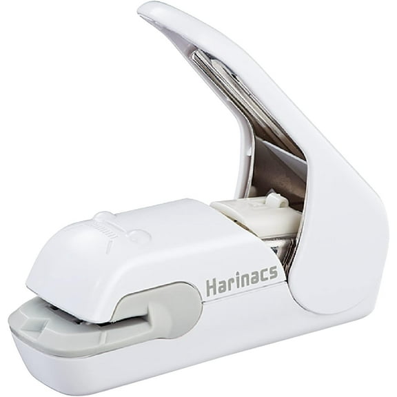Stapleless Stapler, Harinacs Desktop & Handhe Staple-Free, Up to 5 Sheets No Staple Binding, Portable Compact Holeless White, Japan Import (SLN-MPH105W)