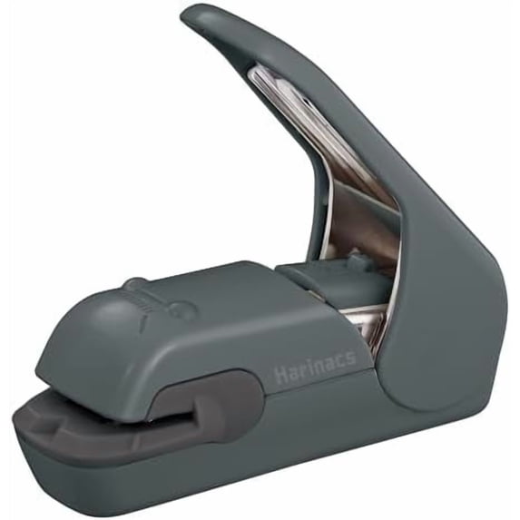 Stapleless Stapler, Harinacs Desktop & Handheld Staple-Free, Up to 5 Sheets No Staple Binding, Portable Compact Holeless Stapler, Sepia Black, Japan Import (SLN-MPH105SD)