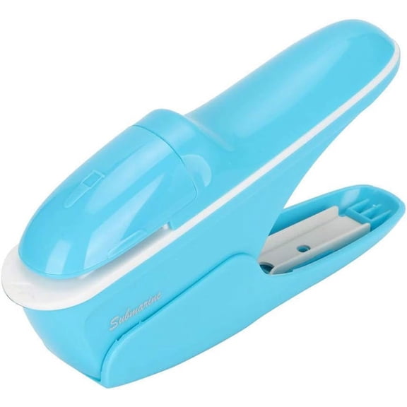 Stapleless Stapler, No Staple Binding Up to 8 Sheets Paper Clinch Compact Staple Free Stapler Paper Binding Hand Tool